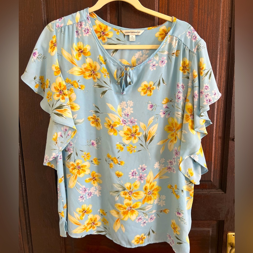 Counterparts floral blouse